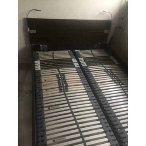 Tweepersoons electrisch verstelbaar bed incl. verlichting