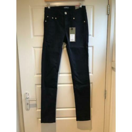 Nieuwe broek van NickJean Bess Satin marine maat 34