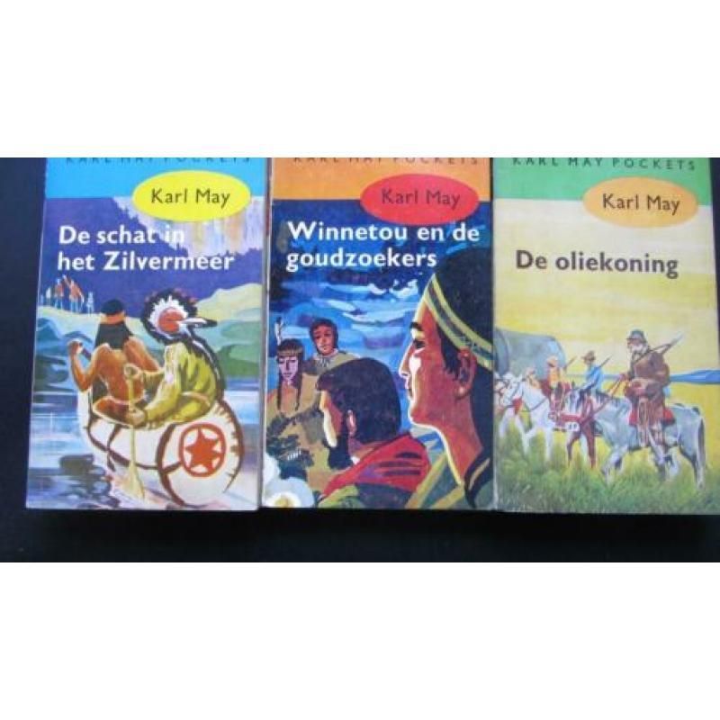 Karl May - 13 delen (Uitgave 1962/1963) - cowboys & indianen