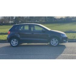 Vw Polo 1.2 TSI 2012 Zwart allu velgen 15” AIRCO 4 elk ramen