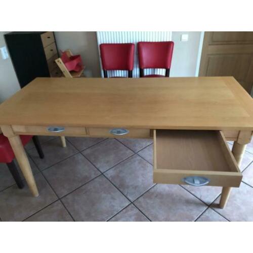 Eettafel berken