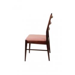 Vintage set van 4 jaren 60 stoelen opnieuw gestoffeerd