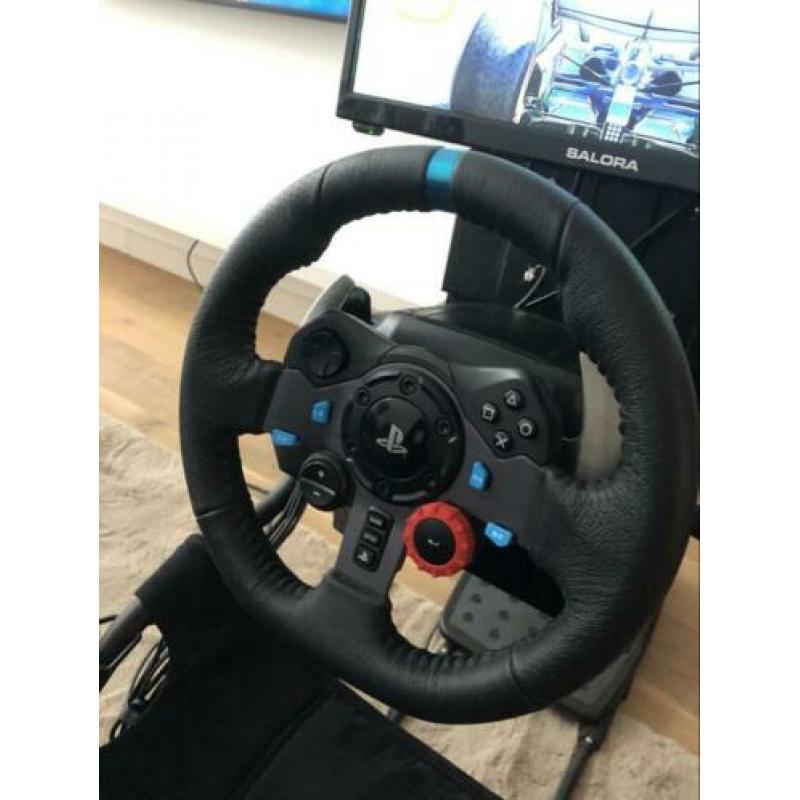 Playseat inlc. Logitech g29 ps4 scherm en racestoel