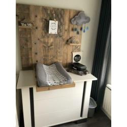 Complete (tweeling)babykamer wit