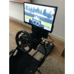 Playseat inlc. Logitech g29 ps4 scherm en racestoel