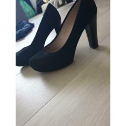 Unisa zwart suede maat 38