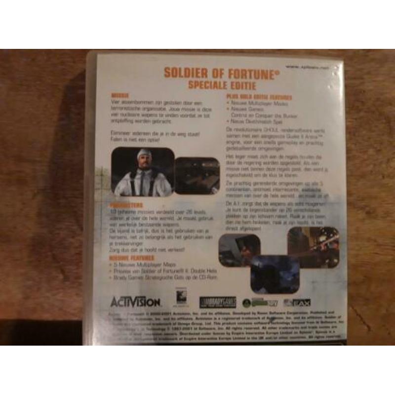 te koop soldier of fortuna pc spel nieuw in doos