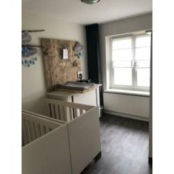 Complete (tweeling)babykamer wit