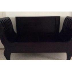 Massieve HOUTEN Chaise Longue ter Overname!