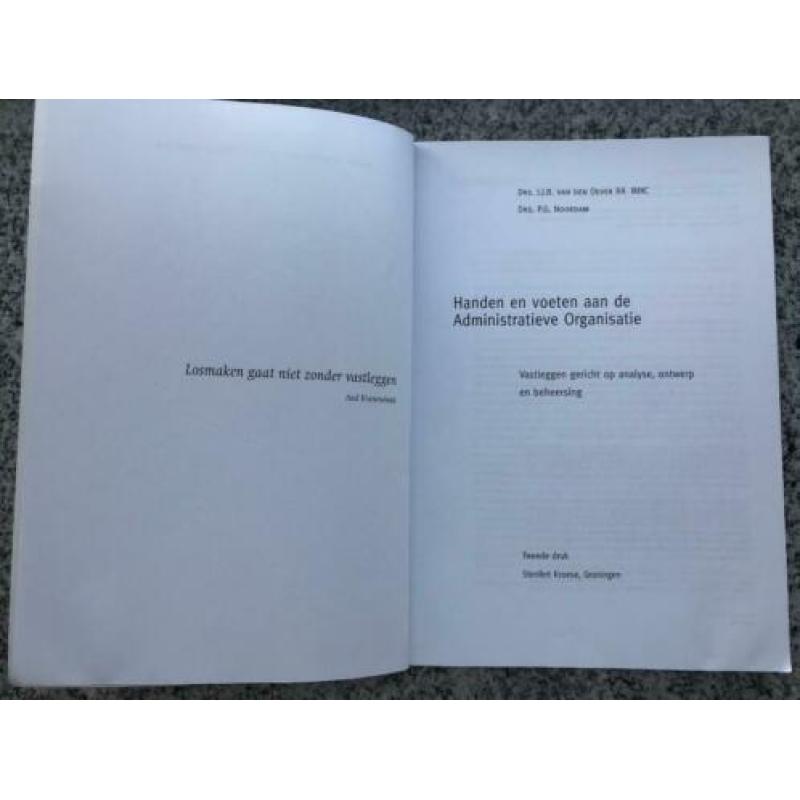 Handen en voeten aan de administratieve organisatie