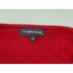 Mk12 TERRE BLEUE ZGAN MOOI KATOEN ROOD SPORTIEF VEST 44