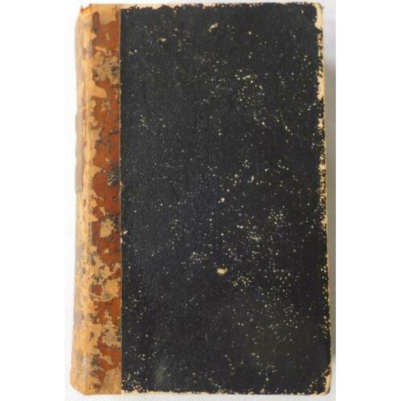 Lot van 2 mooie antieke boeken, oude boeken, 1729 en 1769