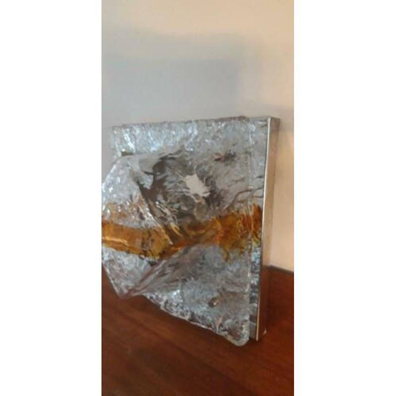 Vintage Toni zuccheri murano plafondlamp wandlamp glas