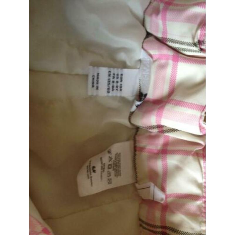 meisjes jas en ski broek maat 134