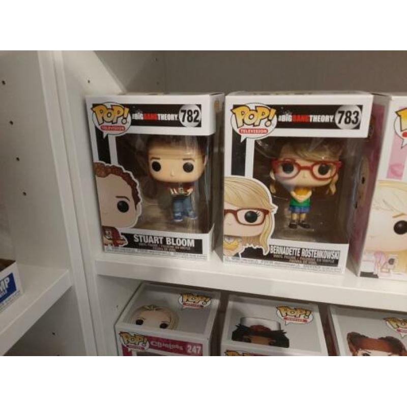 Complete Funko Pop set van the Big Bang Theory