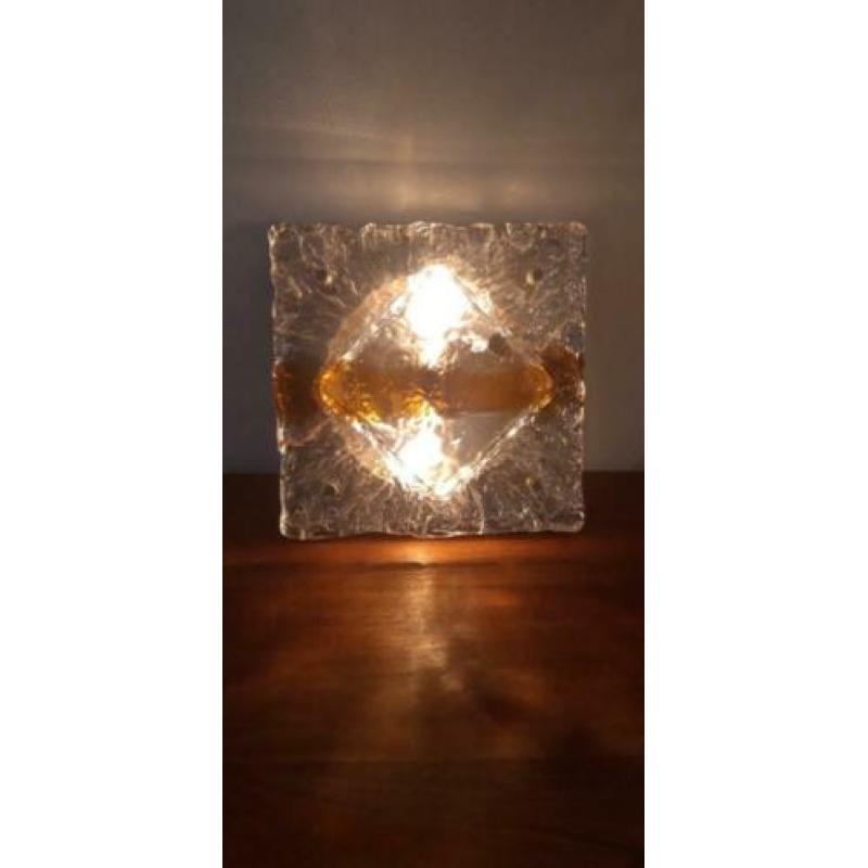 Vintage Toni zuccheri murano plafondlamp wandlamp glas