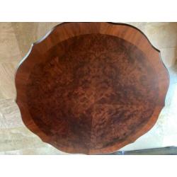 Mahoniehouten salontafel 110 cm met 4 lades