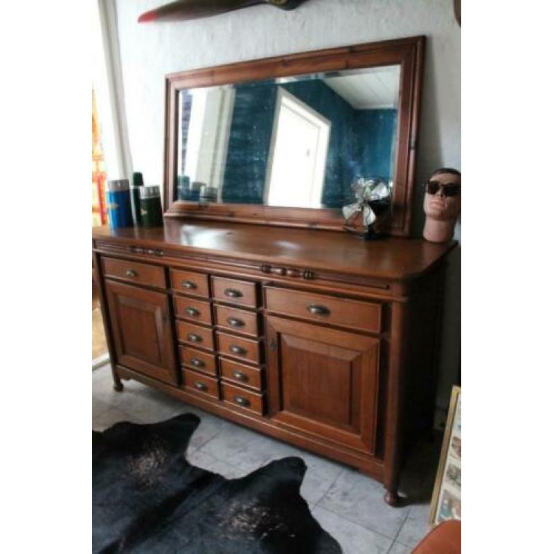 Ladekast Barbershop Tattoo-shop Mancave Dressoir Vintage