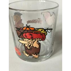 Retro Penotti drinkglas - The Flinstones 1997-Fred en Barney