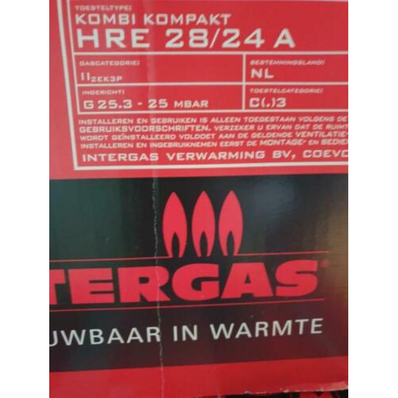 NIEUW intergas hre 28/24A cw4 met factuur