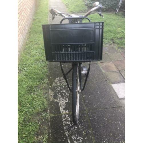 Mooie dame fiets