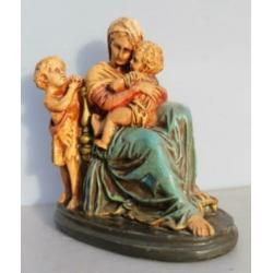 Groep Maria met kindjes L 26,5 cm G