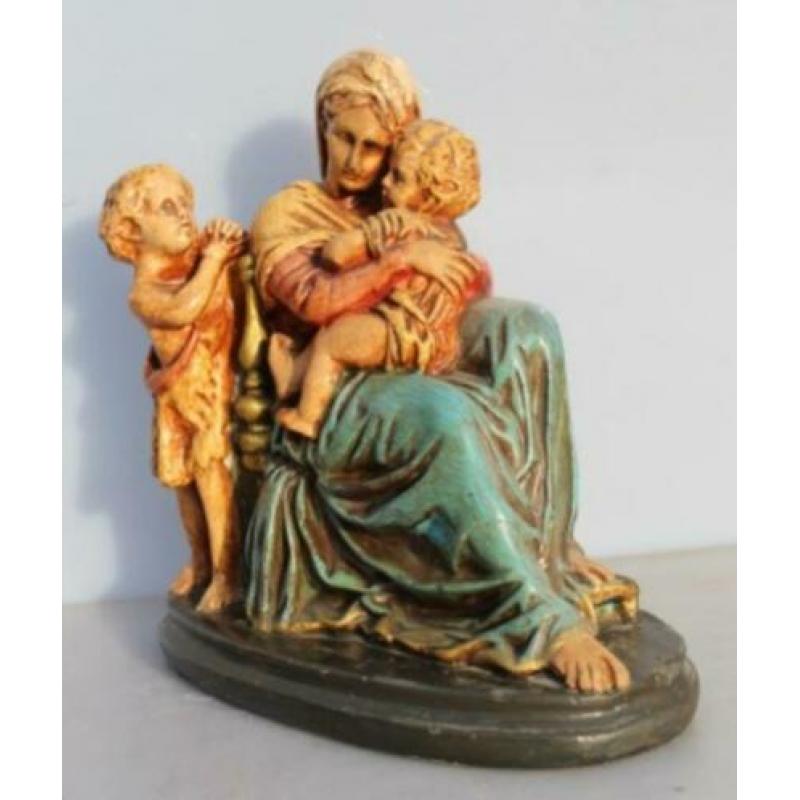Groep Maria met kindjes L 26,5 cm G