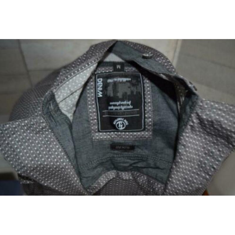slim fit zomer overhemd van tom tompson in maat M - v05