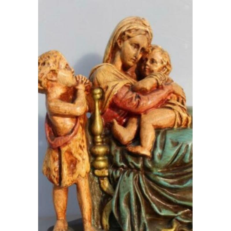 Groep Maria met kindjes L 26,5 cm G