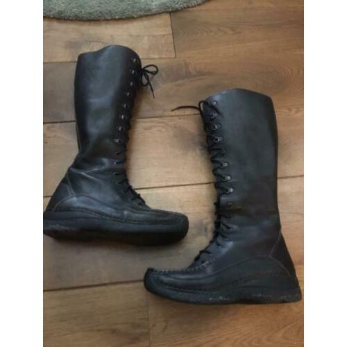 Wolky bruine leren laarzen mt. 40