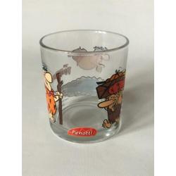 Retro Penotti drinkglas - The Flinstones 1997-Fred en Barney