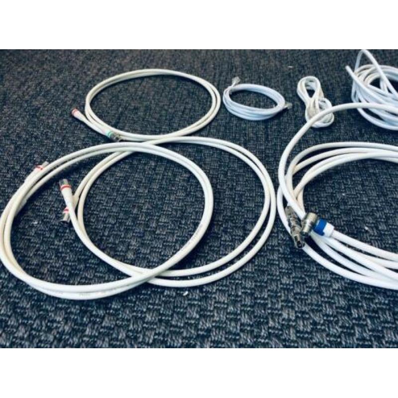 Internet, TV, Bellen complete kabel & splitterset