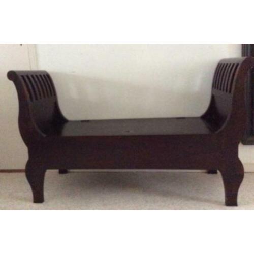 Massieve HOUTEN Chaise Longue ter Overname!