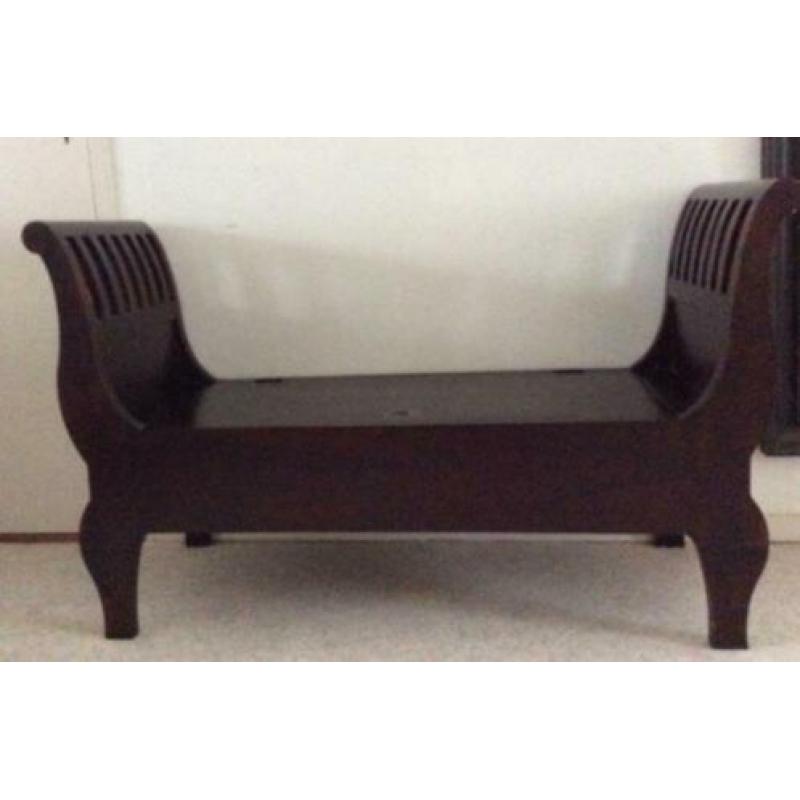 Massieve HOUTEN Chaise Longue ter Overname!