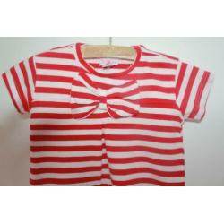 Nieuw rood-wit shirtje van Chicco maat 92 (3554)