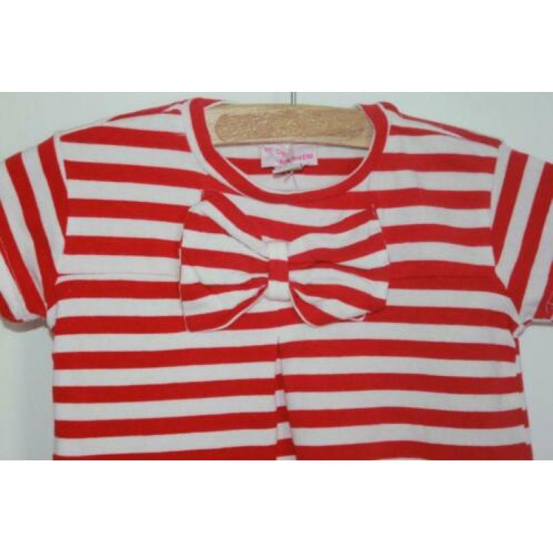 Nieuw rood-wit shirtje van Chicco maat 92 (3554)