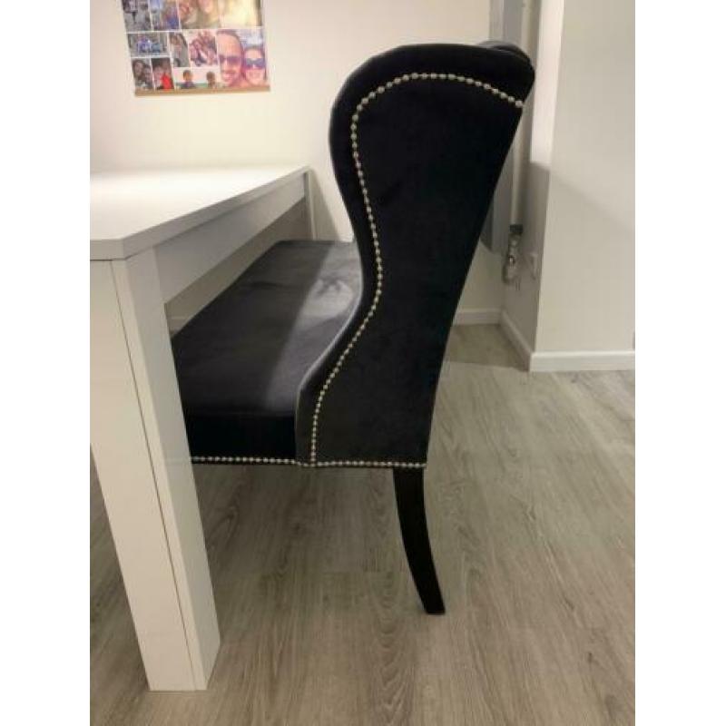 Eetkamer stoelen + bankje MOET NU WEG