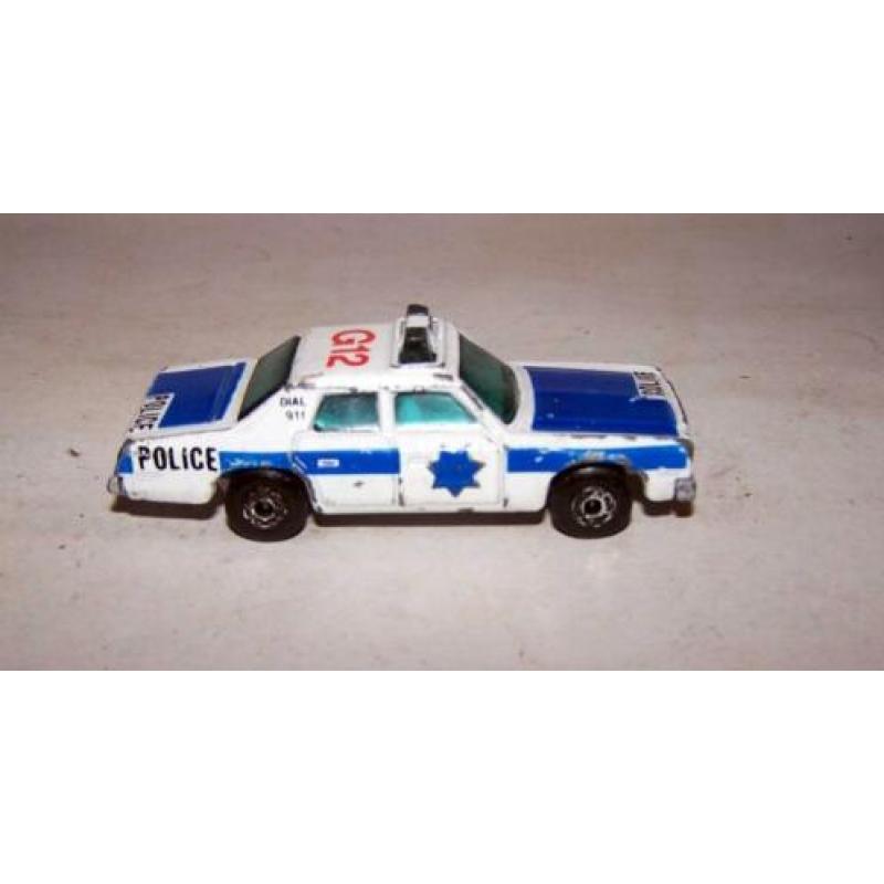 Matchbox Plymouth Gran Fury. Police car. 1970.
