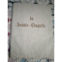 Parijs, litho sainte-chapelle de paris 40 jaar geleden gekoc