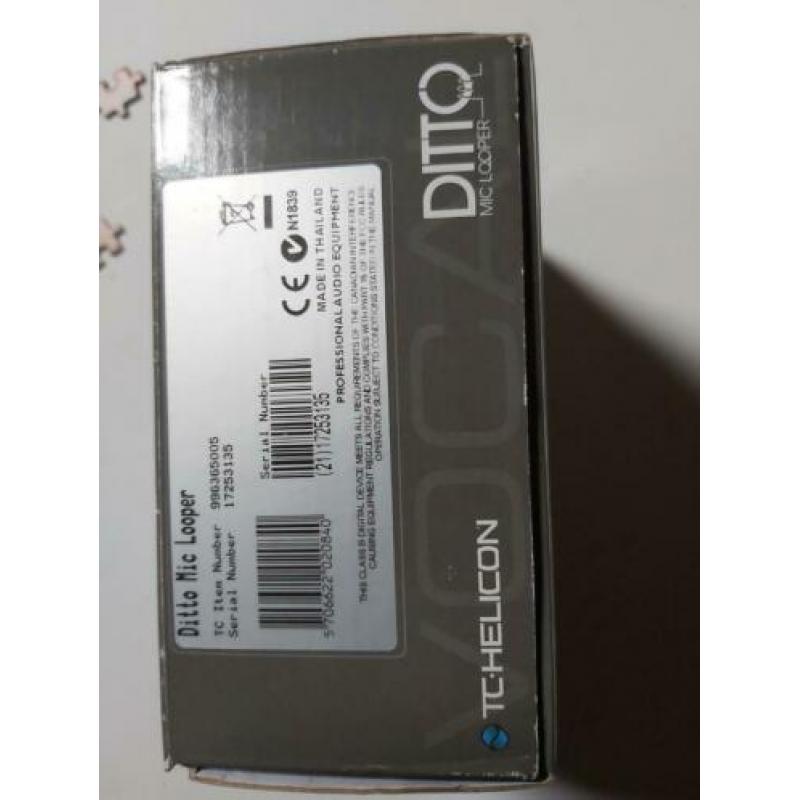 TC Helicon digital mic looper