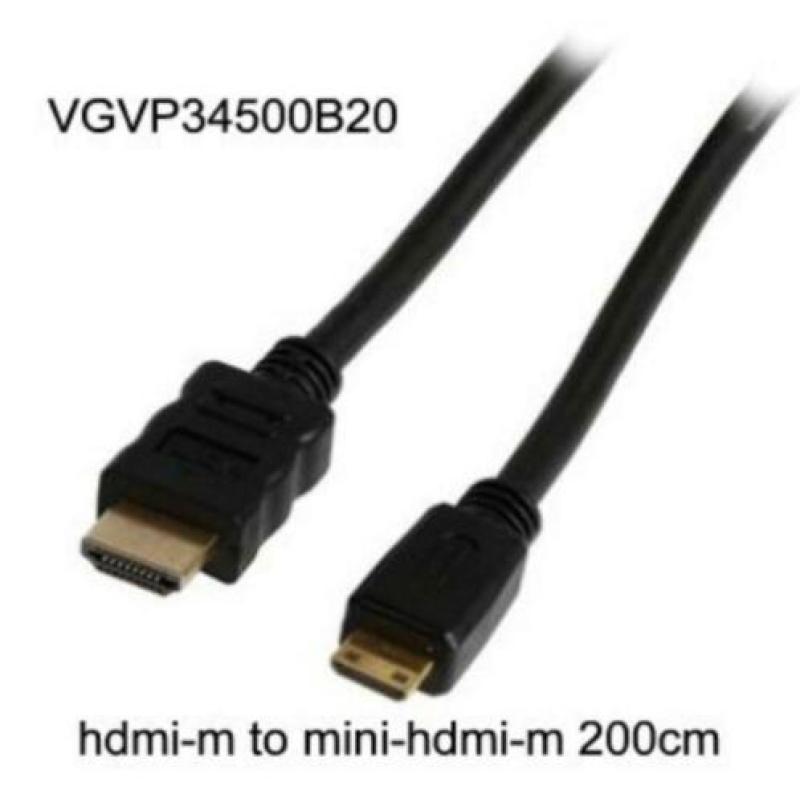 HDMI verloopkabels naar DVI of mini/micro HDMI