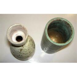MOBACH kunstaardewerk Vat Lava Cylindervaas & Kandelaar
