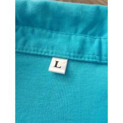 Blauw polo T-shirt maat L (PB012)