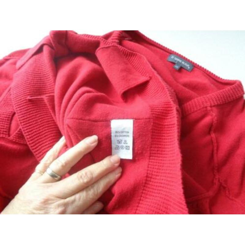 Mk12 TERRE BLEUE ZGAN MOOI KATOEN ROOD SPORTIEF VEST 44