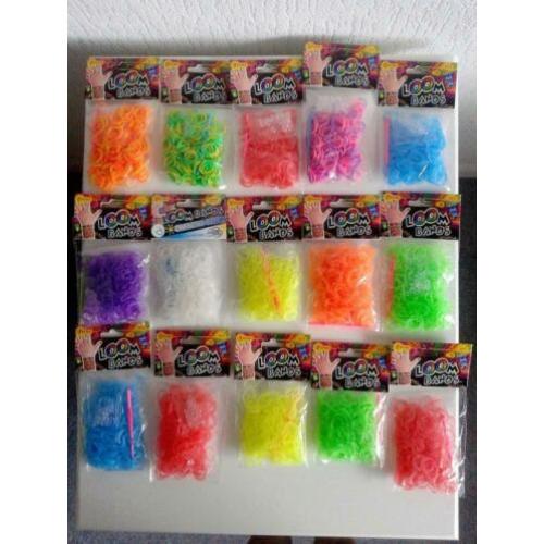 Loom Bands met 15 verschillende soorten en kleuren
