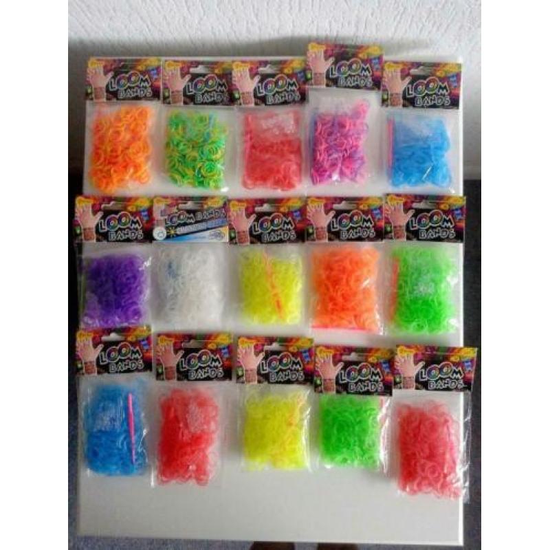 Loom Bands met 15 verschillende soorten en kleuren