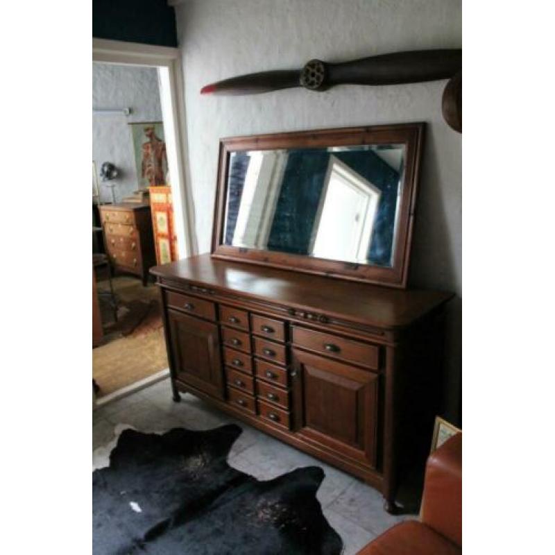Ladekast Barbershop Tattoo-shop Mancave Dressoir Vintage