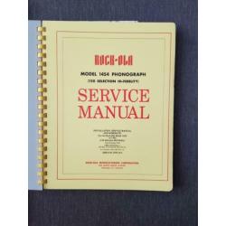 Rock - Ola Jukebox Service Manual (ijspegel) 1454 boek.