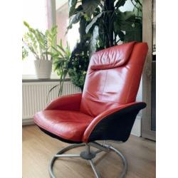 IKEA Malung leren fauteuil (loungestoel)