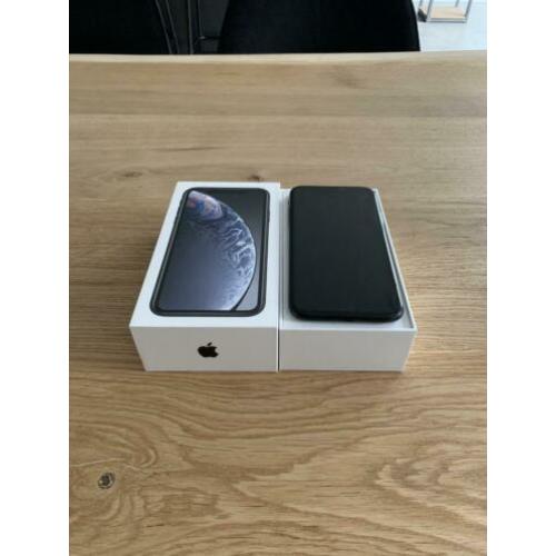 iPhone XR 128GB Black met toebehoren, Barst achterkant :(